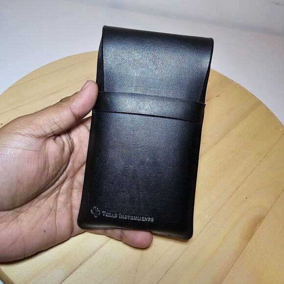 Vintage TI ba ii plus professional silver financial calculator Working W/Pouch s - Picture 5 of 5